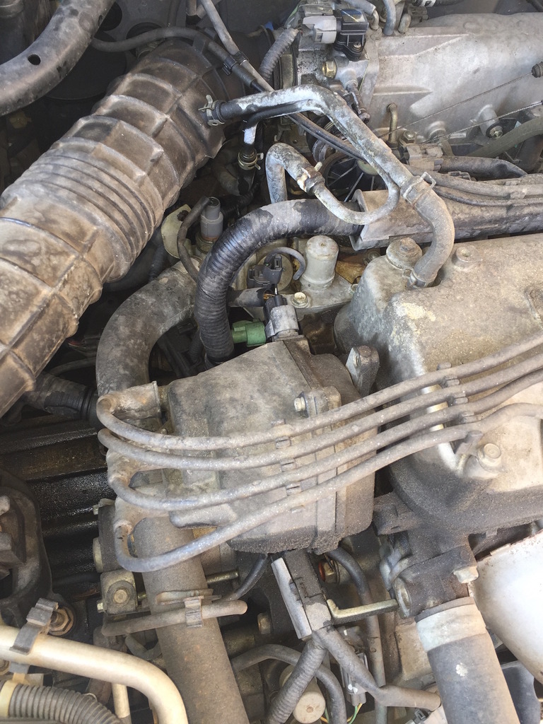 Steam coming from Under Hood 2000 honda accord LX. What is the name of this hose that seems to be cracked
