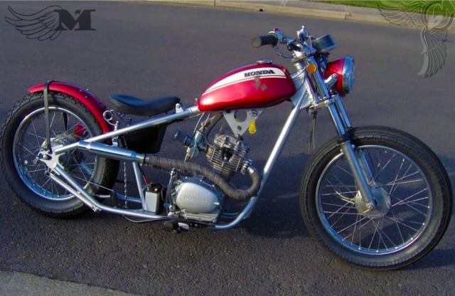 How would you put a bobber frame on a honda sl100