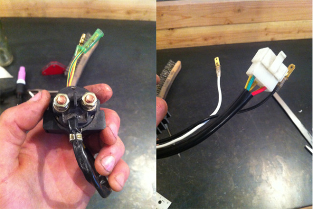 How to properly wire Regulator Rectifier combo and Starter Solenoid CB750K