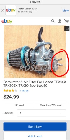 What does each one of these go to on the Honda carburetor