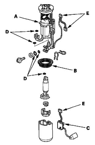 Where the fuel filter is on a 2006 Honda crv? | Honda