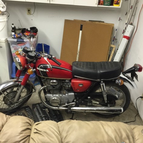 I need info on a 72 Honda cb350 - 1