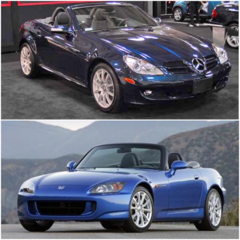 2009 Mercedes SLK 350 or 2009 Honda S2000 - 1