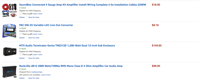 Is this all i need to set up the amp subs to a honda civic 8th gen, or will i need more things. beginner to audio