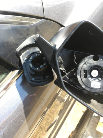 Broken passenger side mirror on my 2017 Honda Accord LX Help I have pictures